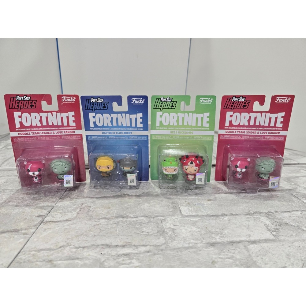 Funko Pint Size Heroes Fortnite 8 Cuddle Team Leader Love Ranger Raptor Elite